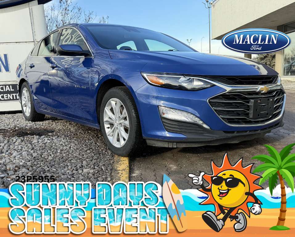 Blue 2023 Chevrolet Malibu Sedan Front-Wheel Drive Automatic