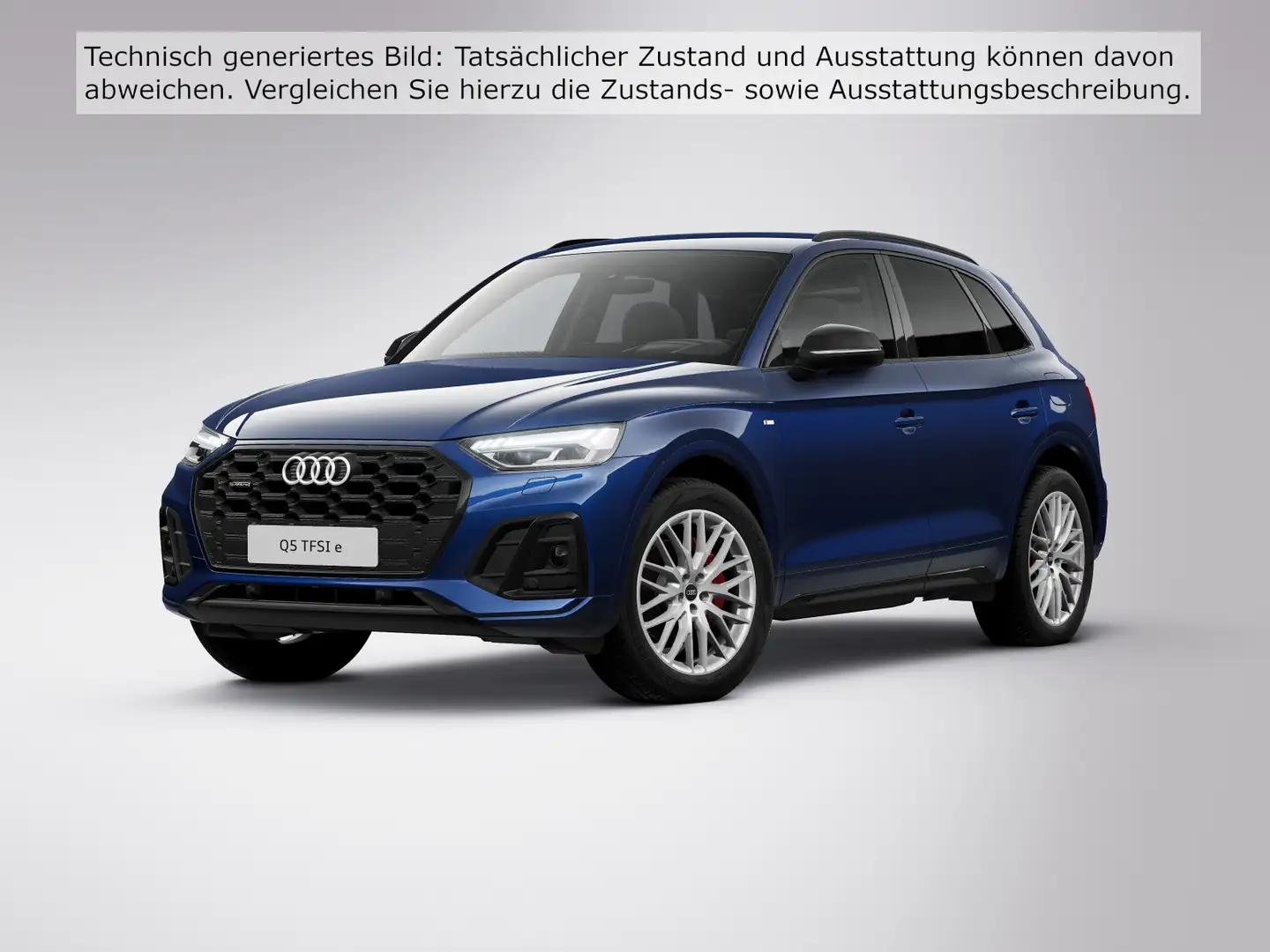 Audi Q5 S line 50 TFSI e qu.S tr. MATRIX NAVI HUD RFK Blau - 2