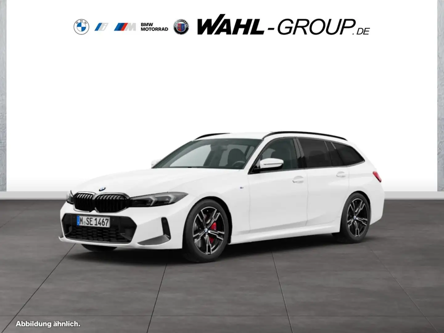 BMW 320 d Touring M Sportpaket HiFi DAB LED Tempomat Weiß - 1