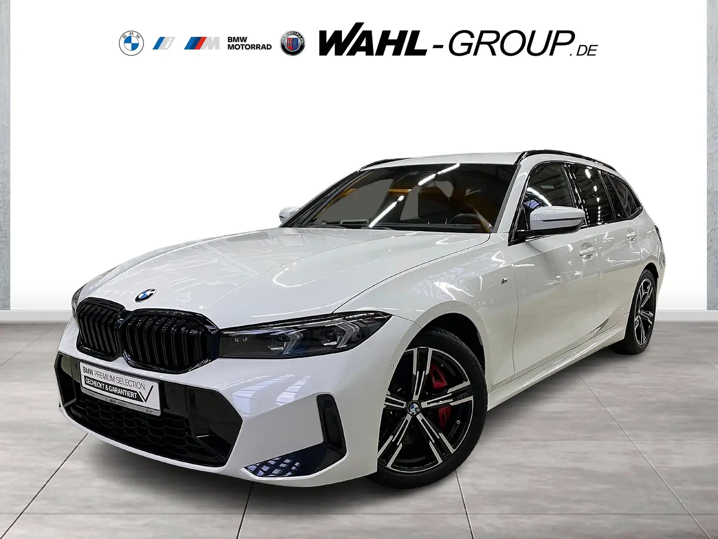 BMW 320 d TOURING M SPORTPAKET HIFI DAB LED ALU 18" Weiß - 1