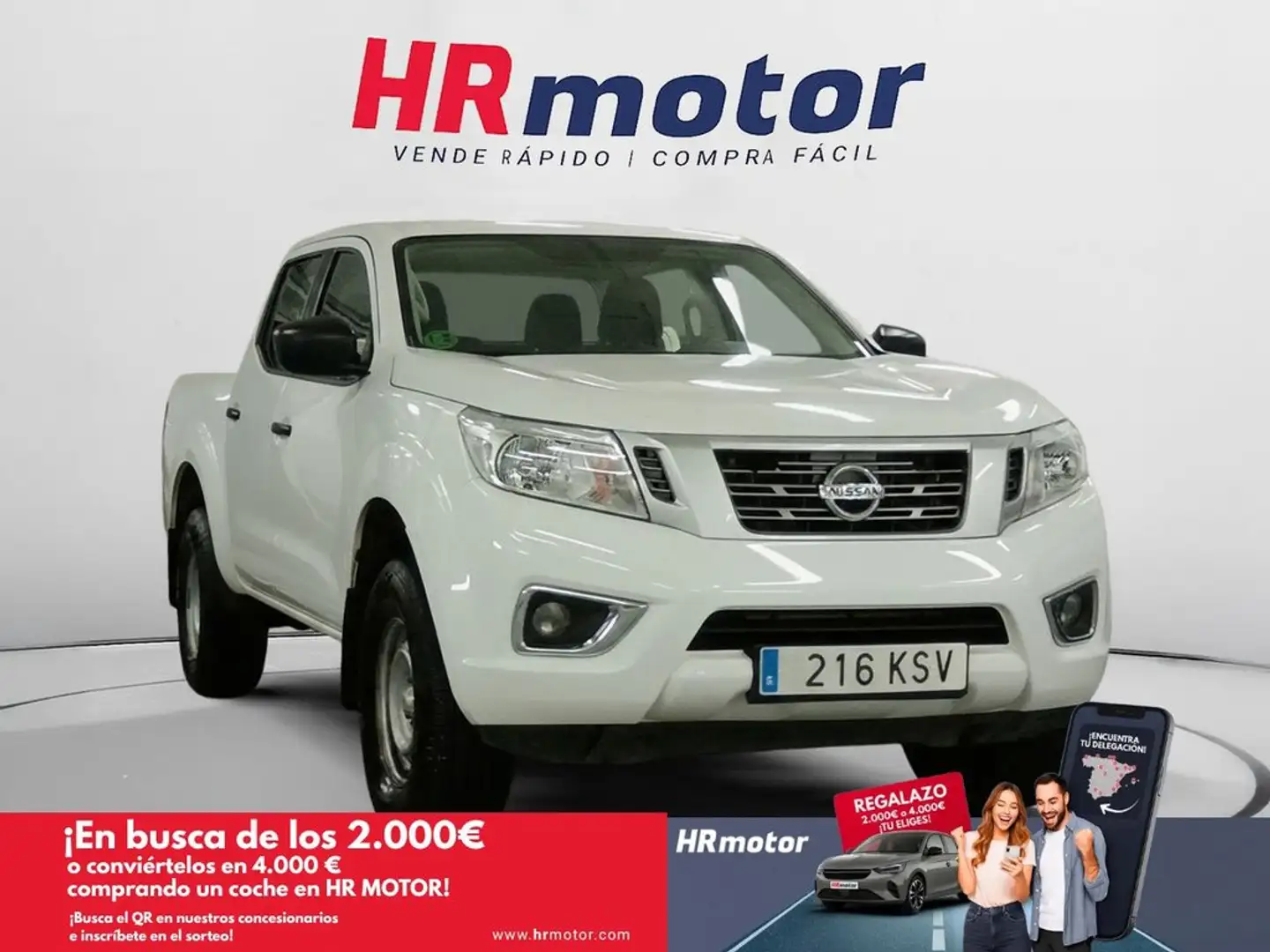 Nissan Navara NP300 2.3 dCi Visia Double Cab 4x4 Blanc - 1