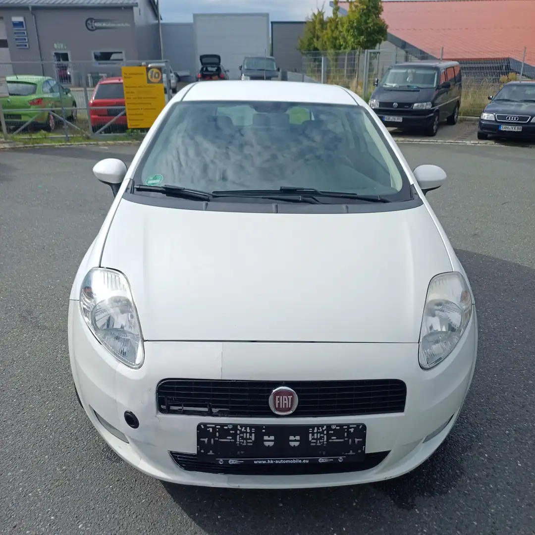 Fiat Grande Punto 1.4 16V Racing,95PS,6Gang,Klima,CD,NSW,EFH Weiß - 2