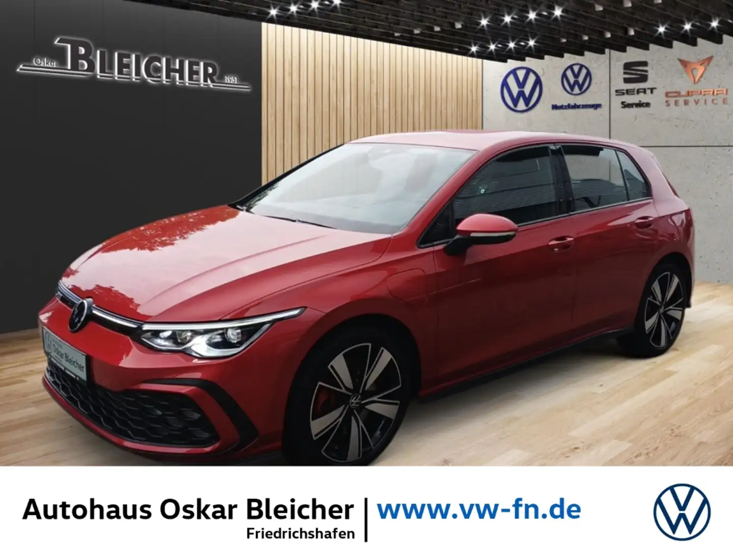 Volkswagen Golf VIII 1.4 eHybrid GTE  Sprachbedienung + Navi Rot - 1