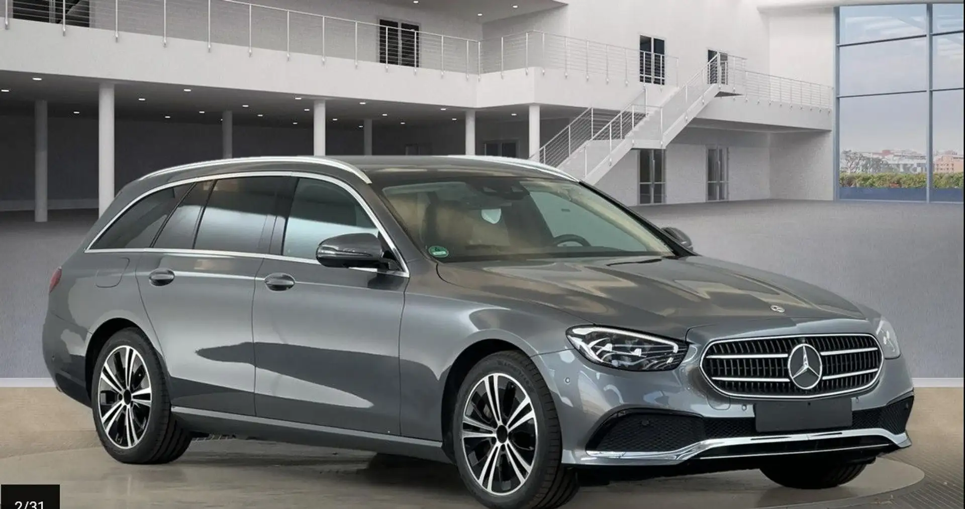Mercedes-Benz E 400 d STHZG*360*belüSitz*4xSH*HUD*Pano*Burmest Grau - 2