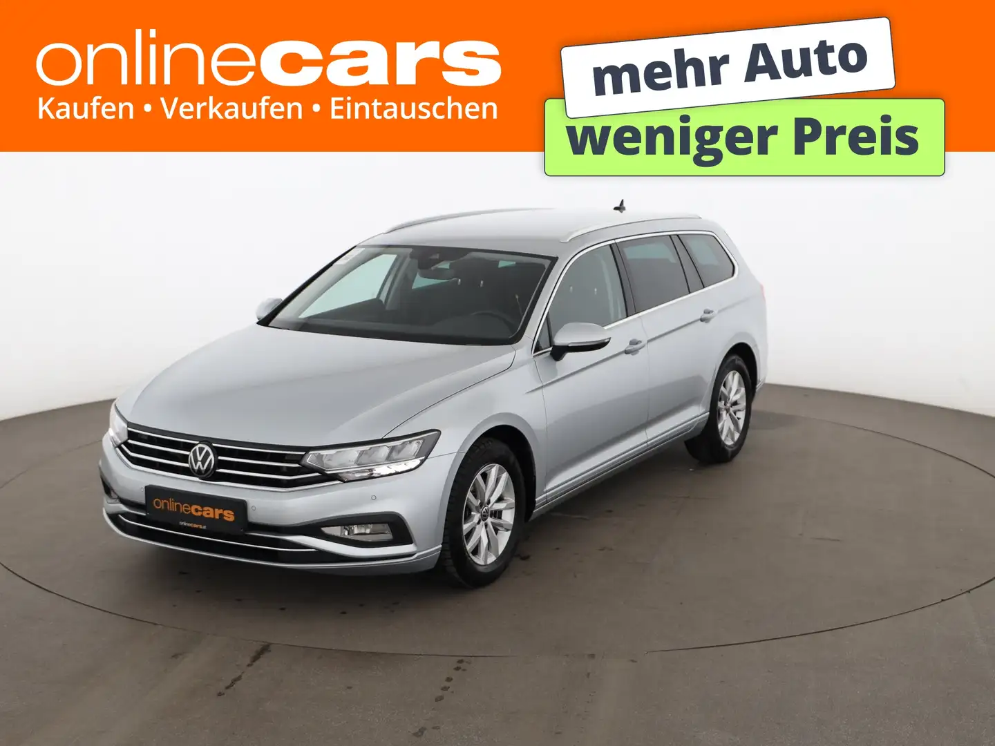 Volkswagen Passat Variant 2.0 TDI Business Aut LED AHK RADAR Silber - 1