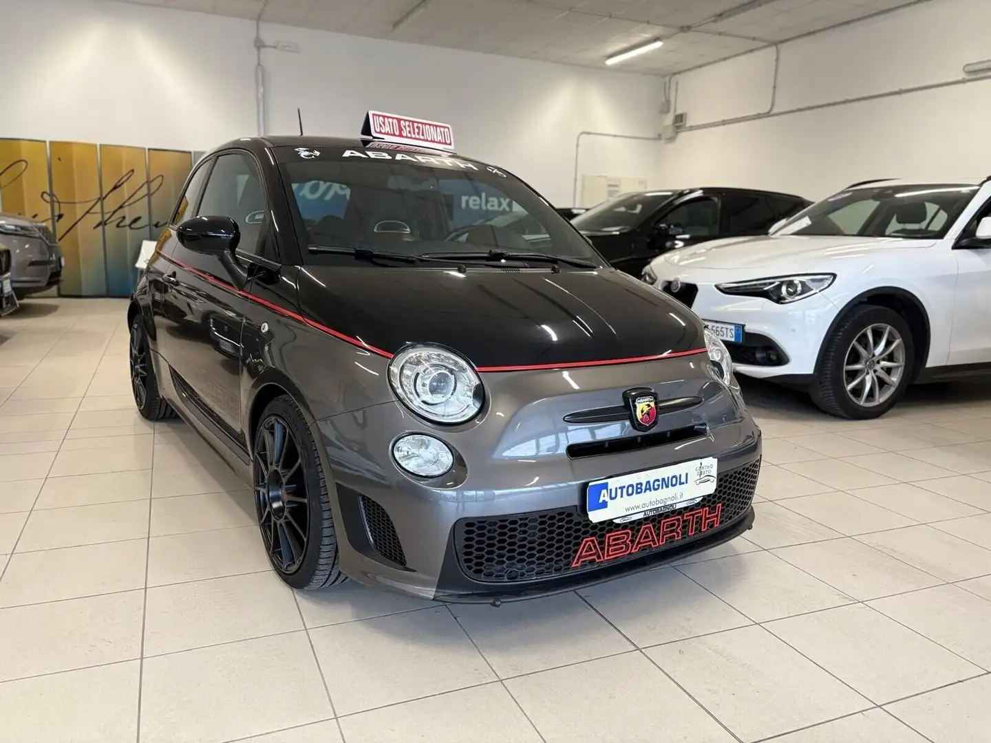 Abarth 595 TURISMO 1.4 Turbo T-Jet 160 CV Gris - 2