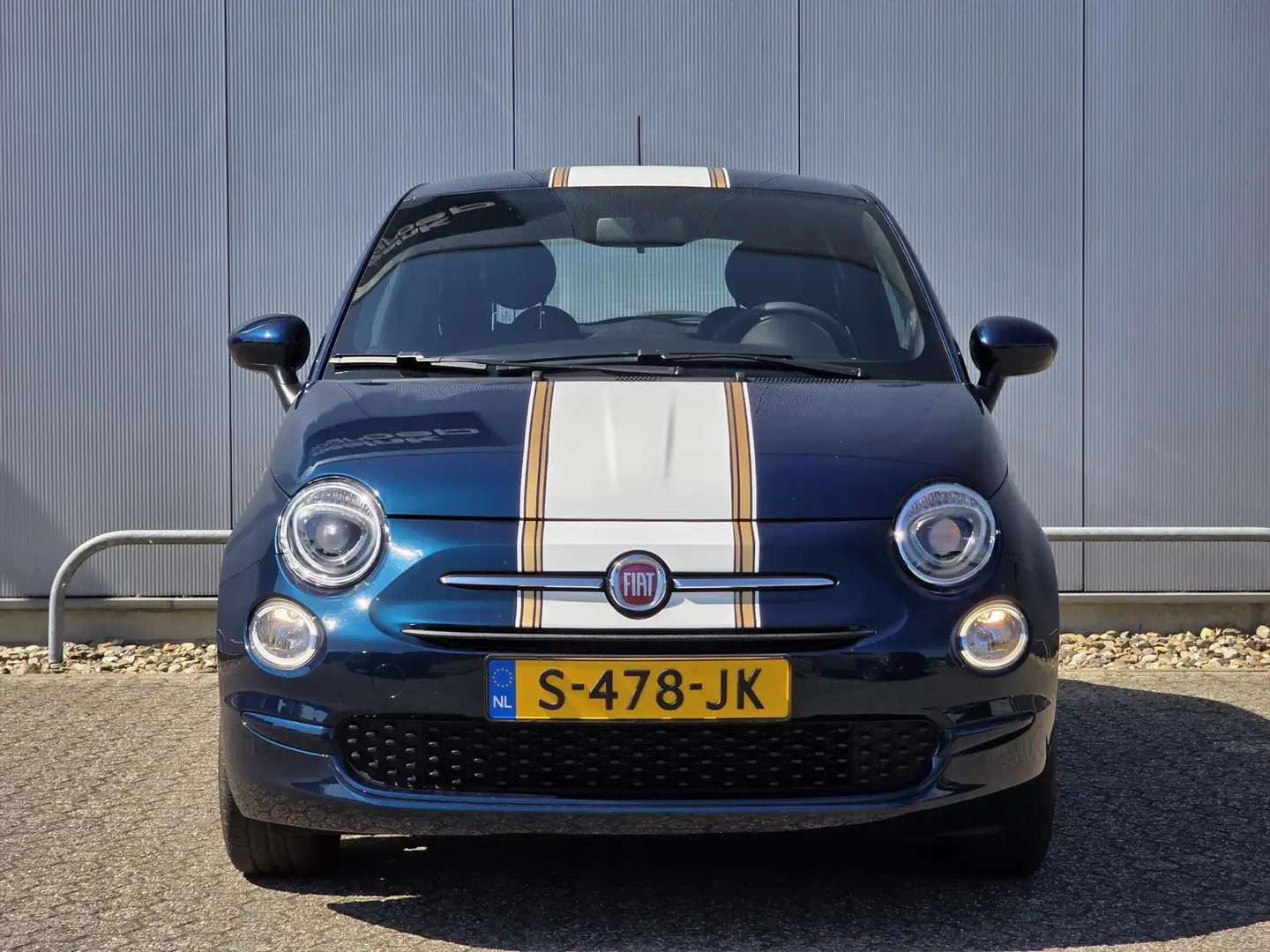Fiat 500 1.0 70pk Hybrid Club | Airco | Carplay/Android Aut Bleu - 2