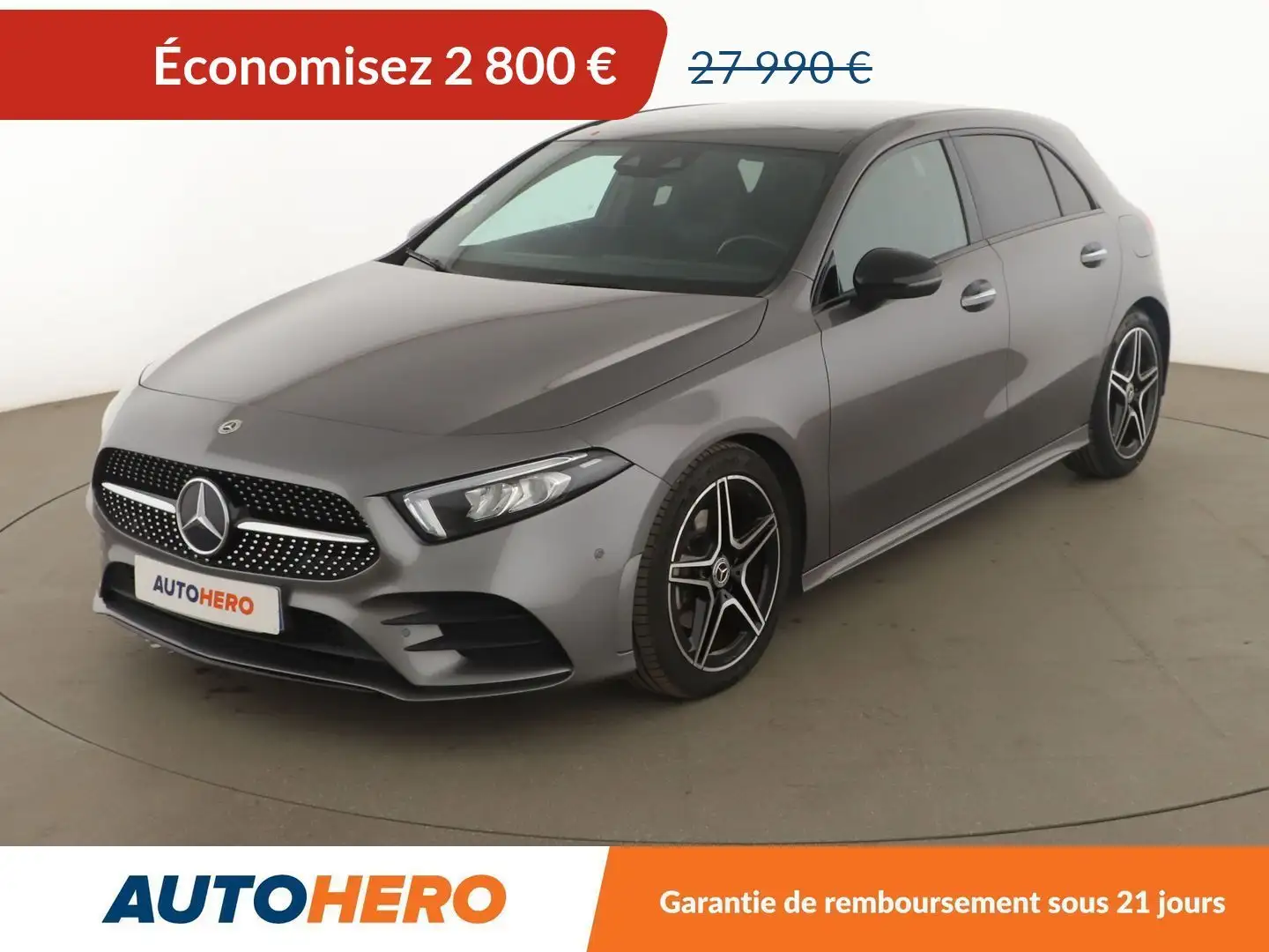 Mercedes-Benz A 180 180 d AMG Line 8G-DCT Gris - 1