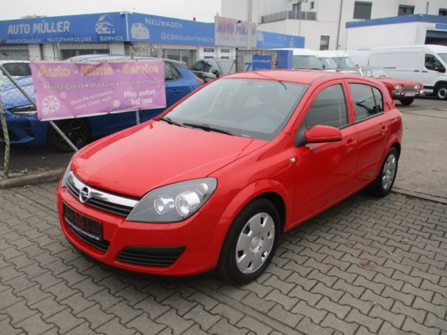 Opel Astra Astra 1,6i.Grüne Plakette.5 Türig.Klima. Rojo - 1