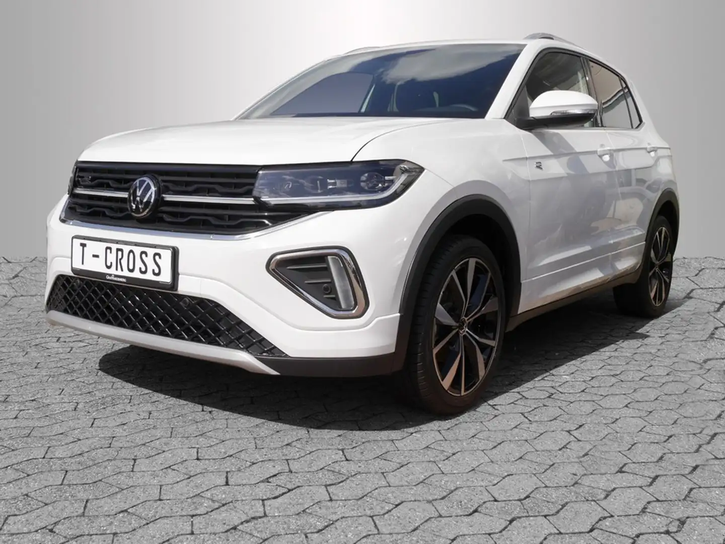Volkswagen T-Cross R-Line 1.0 TSI DSG Navi IQ.DRIVE Weiß - 1