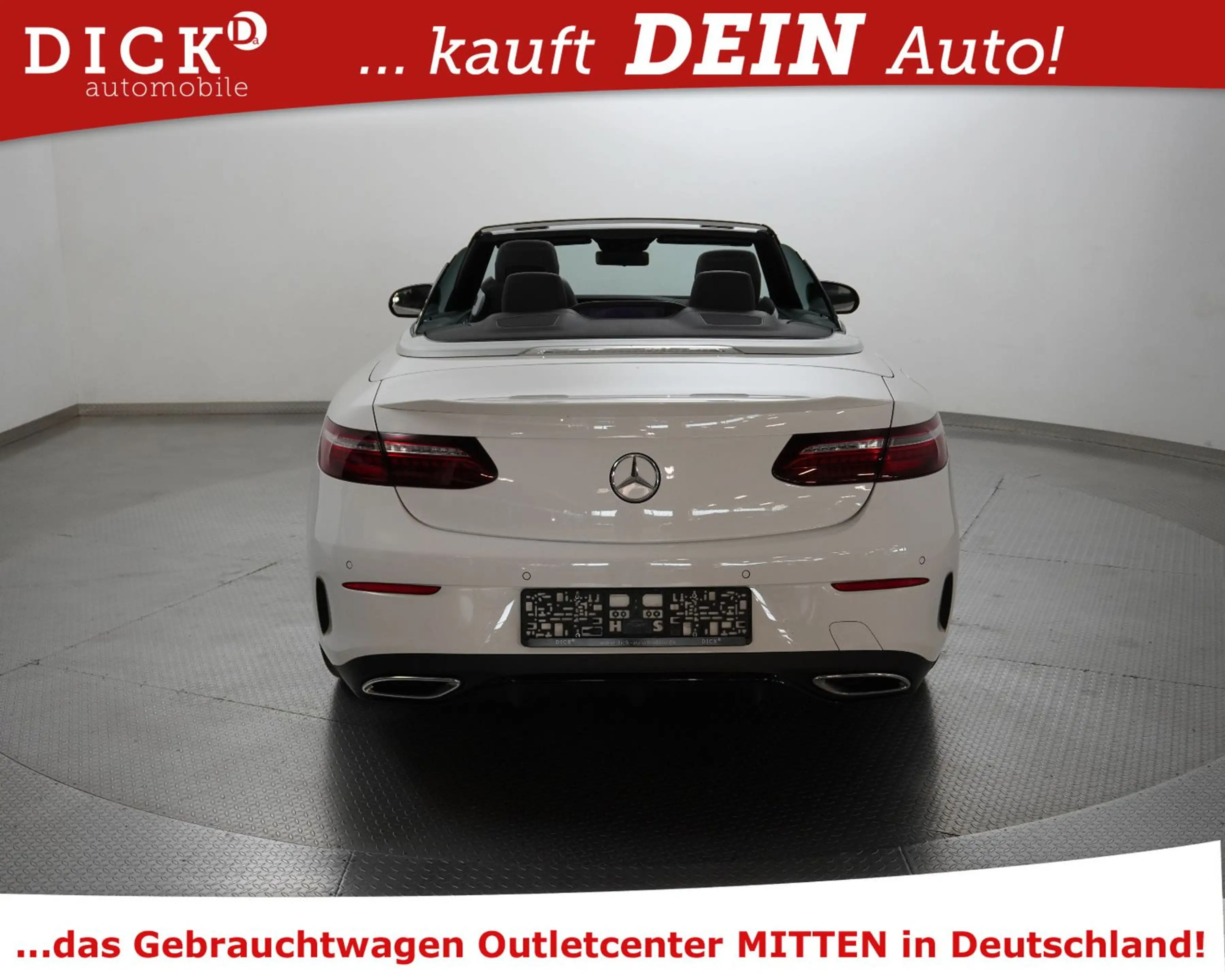 Mercedes-Benz E 220 E220d Cabrio 2X AMG NIGHT+WIDESC+STNDHZ+BURM+20" — photo 15