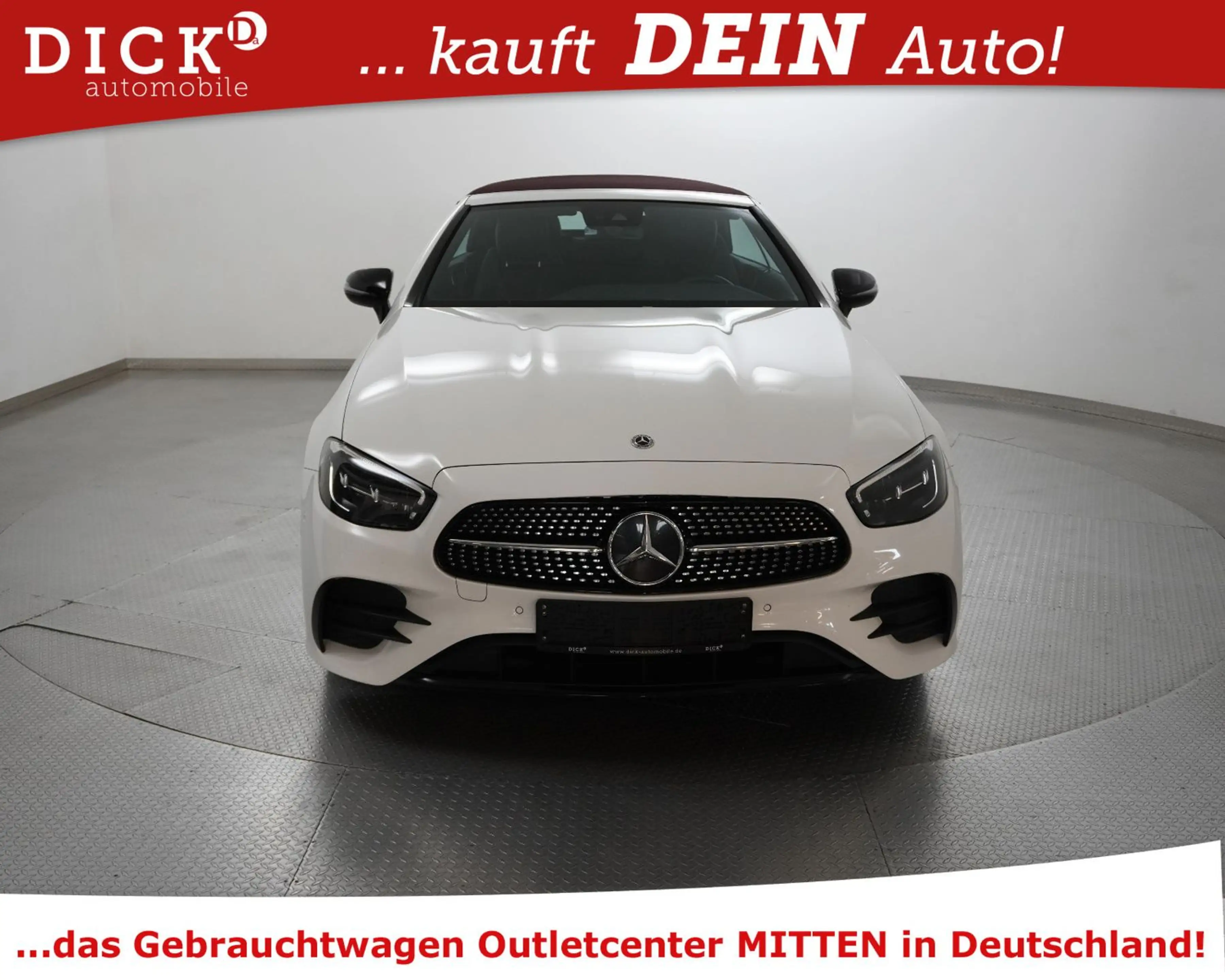Mercedes-Benz E 220 E220d Cabrio 2X AMG NIGHT+WIDESC+STNDHZ+BURM+20" — photo 3