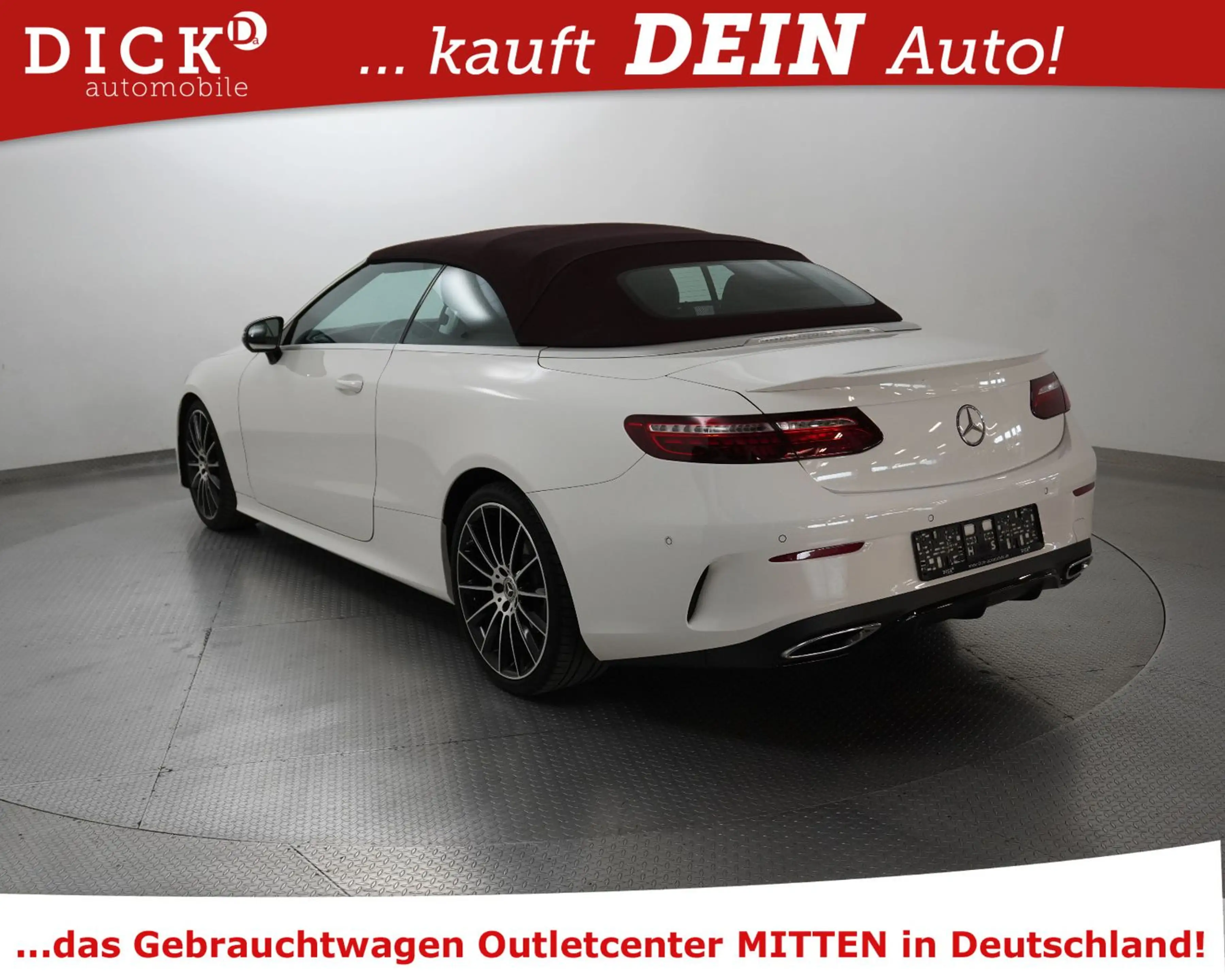 Mercedes-Benz E 220 E220d Cabrio 2X AMG NIGHT+WIDESC+STNDHZ+BURM+20" — photo 6
