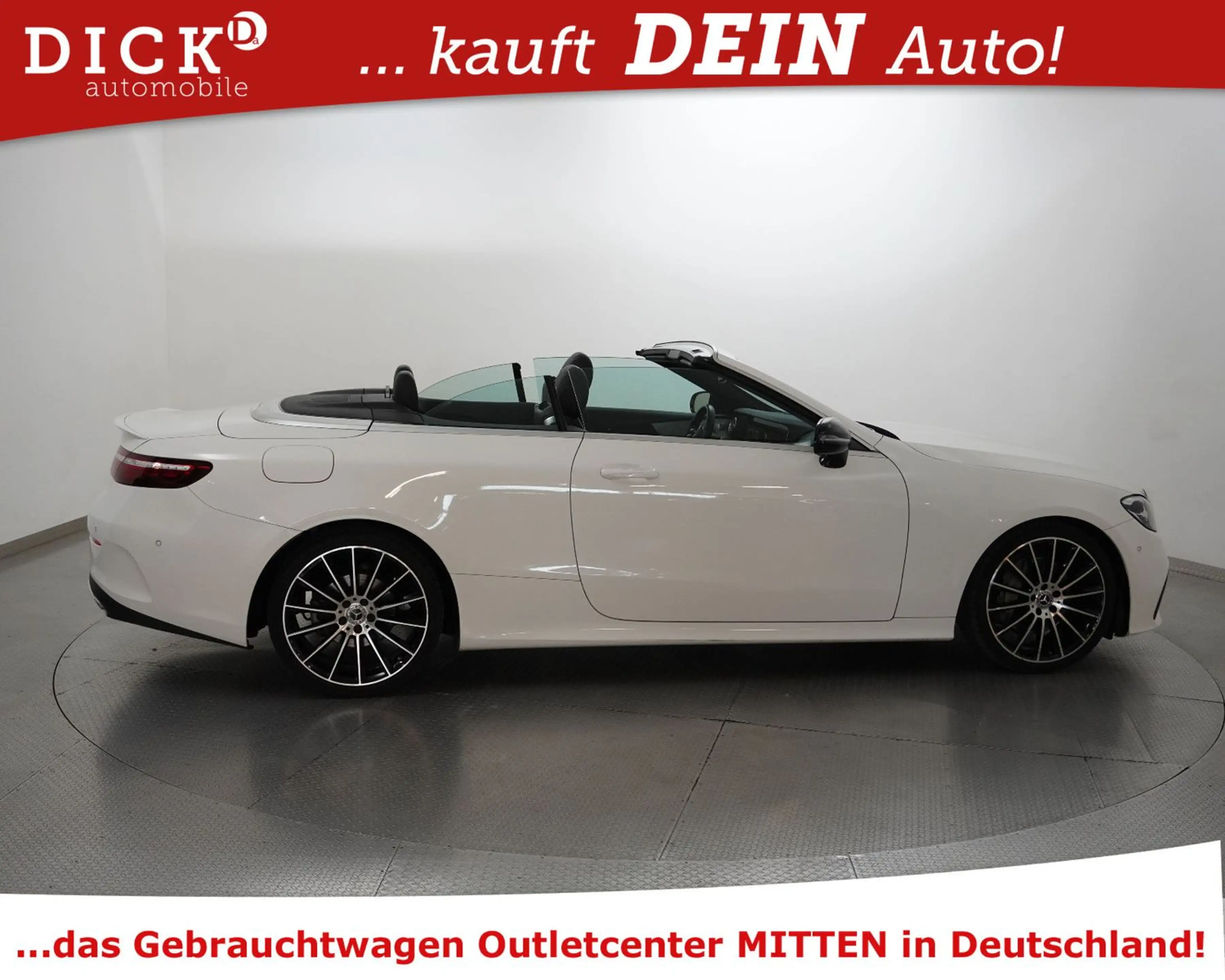 Mercedes-Benz E 220 E220d Cabrio 2X AMG NIGHT+WIDESC+STNDHZ+BURM+20" — photo 10