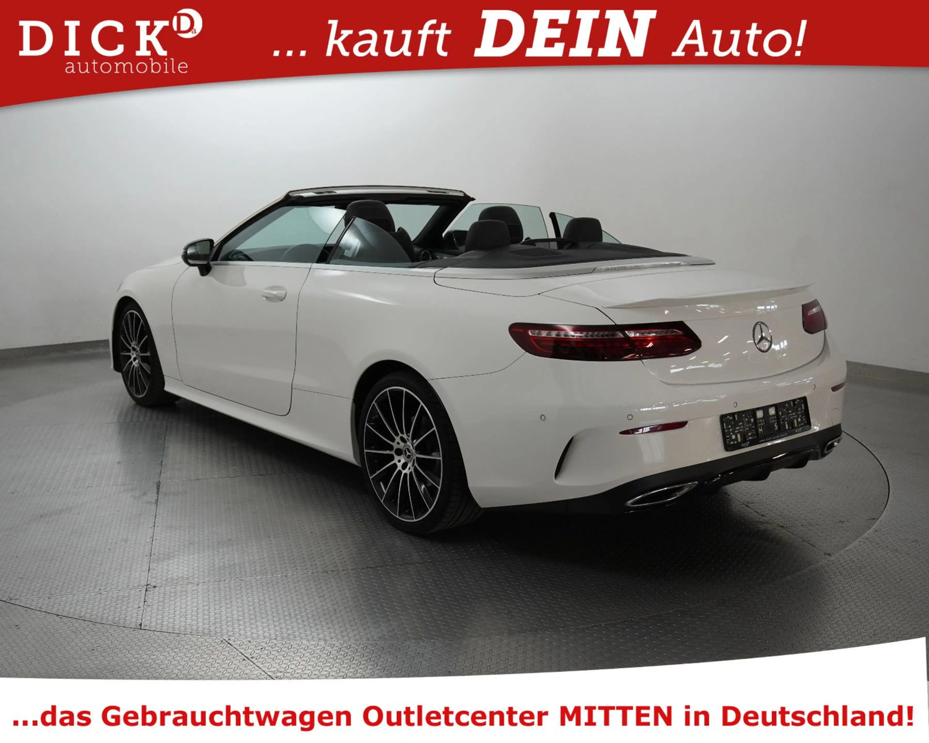 Mercedes-Benz E 220 E220d Cabrio 2X AMG NIGHT+WIDESC+STNDHZ+BURM+20" — photo 14