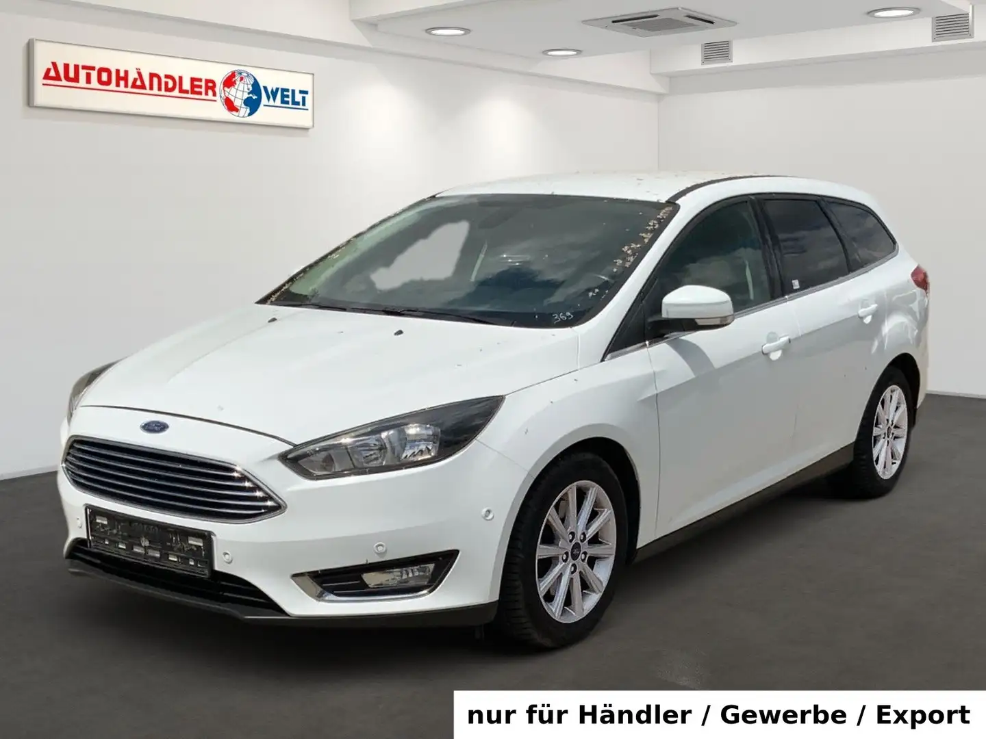 Ford Focus Kombi 2.0 TDCi AT AAC Navi SHZ Tempo PDC Weiß - 1