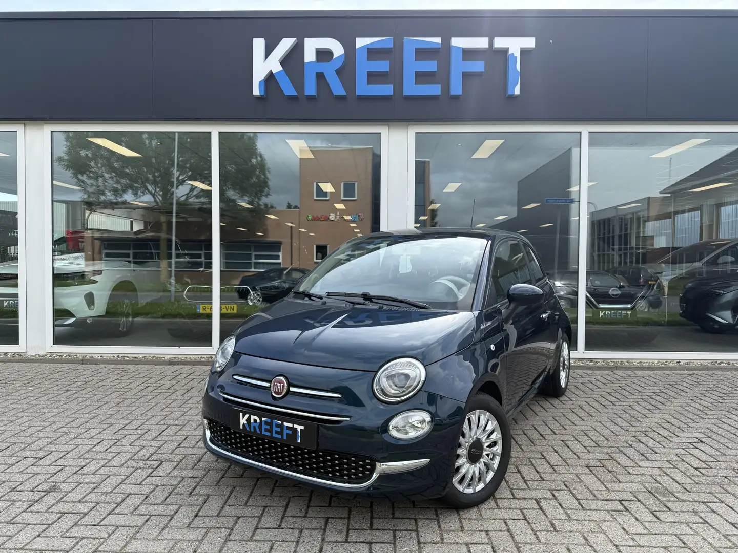 Fiat 500 1.0 Hybrid Launch Edition 1 jr bovag garantie Blau - 1