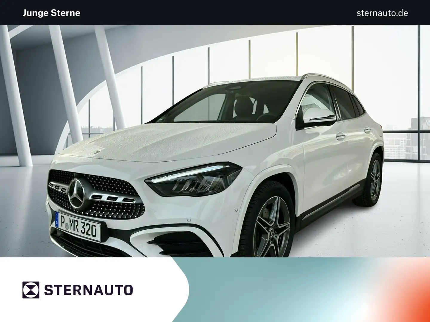 Mercedes-Benz GLA 200 GLA 200 AMG Line/Kamera/Spur-Paket/LED/Navi/AHK Weiß - 1