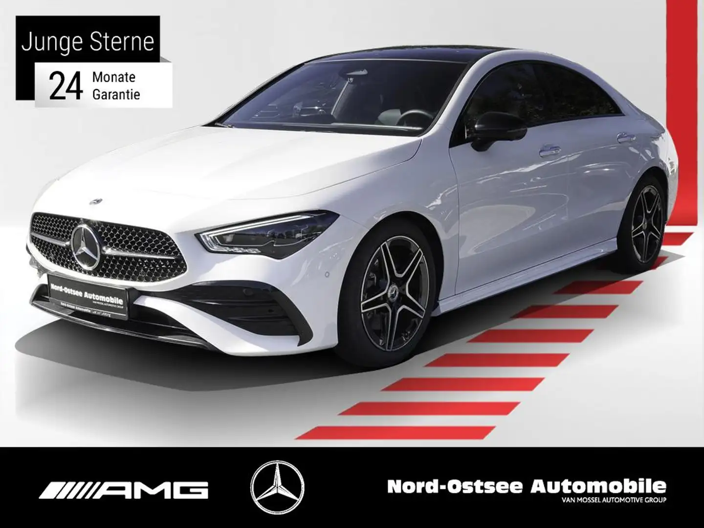 Mercedes-Benz CLA 220 4M AMG EDITION  NIGHT PANO 360° KAMERA Blanc - 1