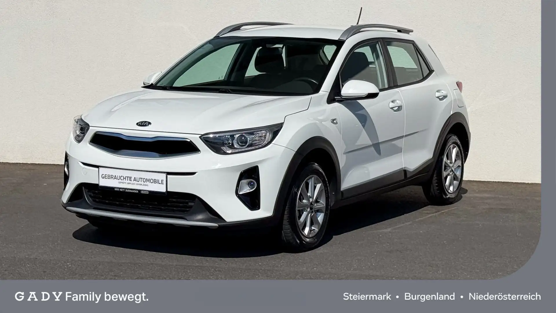 Kia Stonic 1,25 MPI ISG Silber Weiß - 1