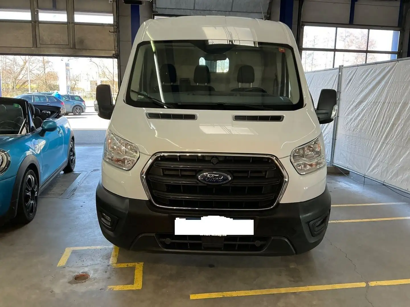 Ford Transit Kasten 350 L2 Trend Kilma 1.Hand PDC Blanc - 2