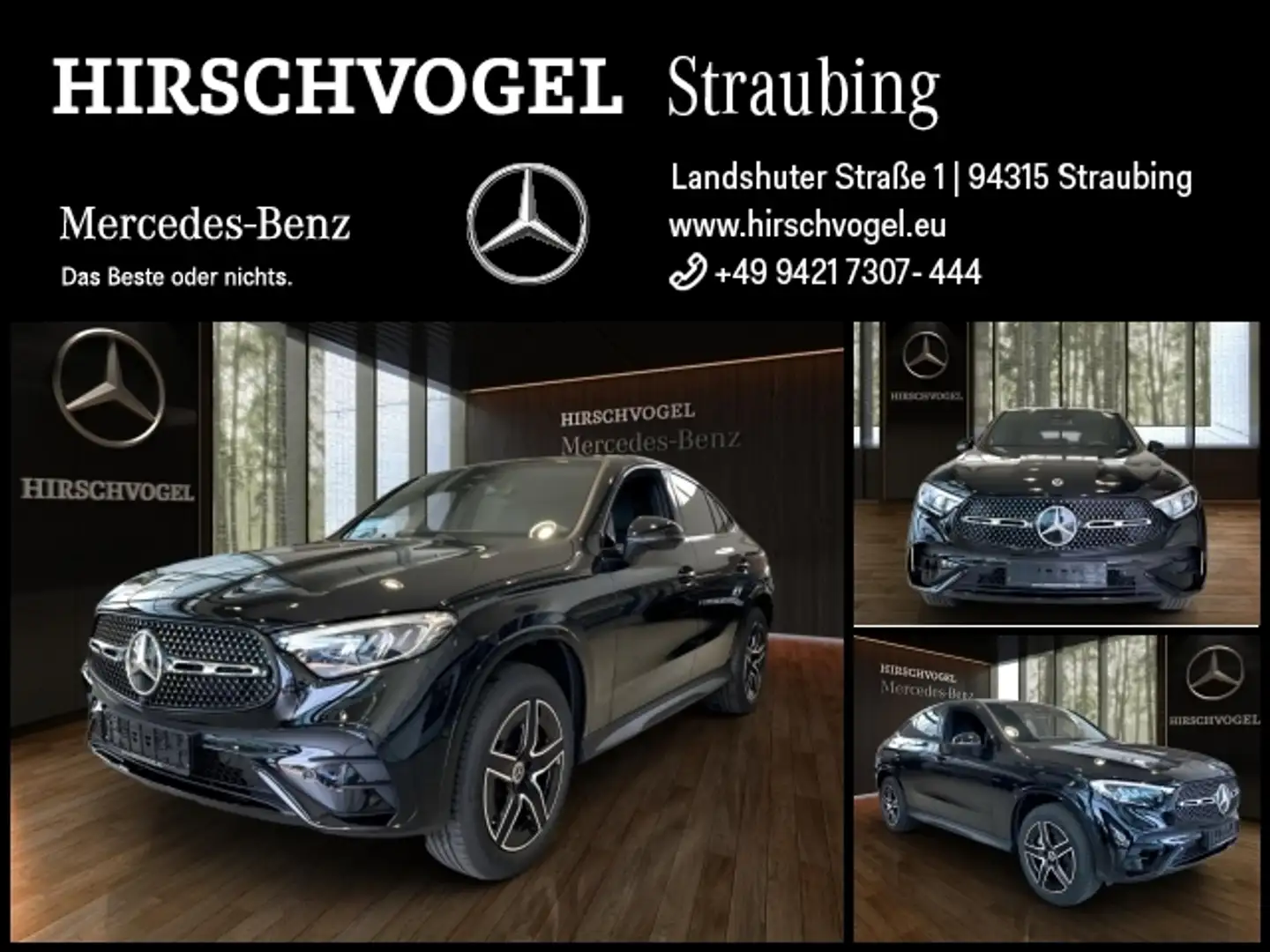 Mercedes-Benz GLC 300 e 4M EDITION AMG-Line+Night+AHK+DISTRON Schwarz - 1