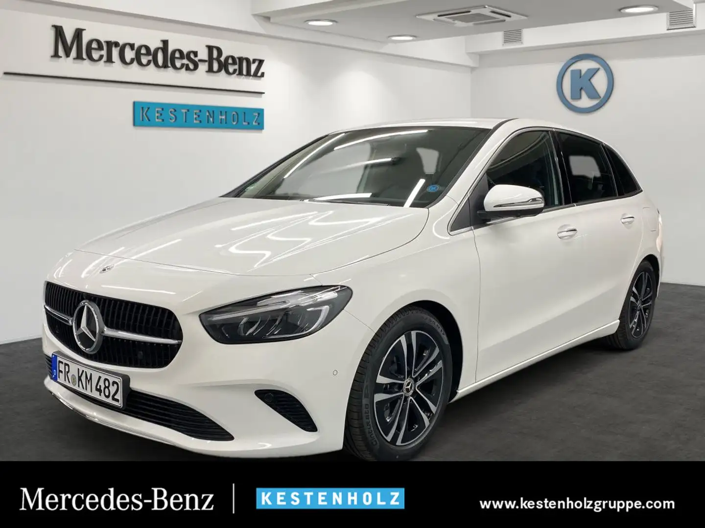 Mercedes-Benz B 200 d PROGRESSIVE+360°+AHK+HANDS-FREE+DISTR Weiß - 1