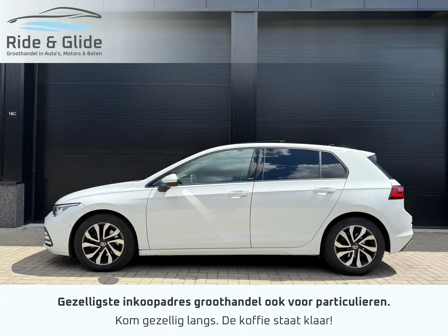 Volkswagen Golf 2.0 TDI active uitvoering IQ headup virtual trekha Wit - 2