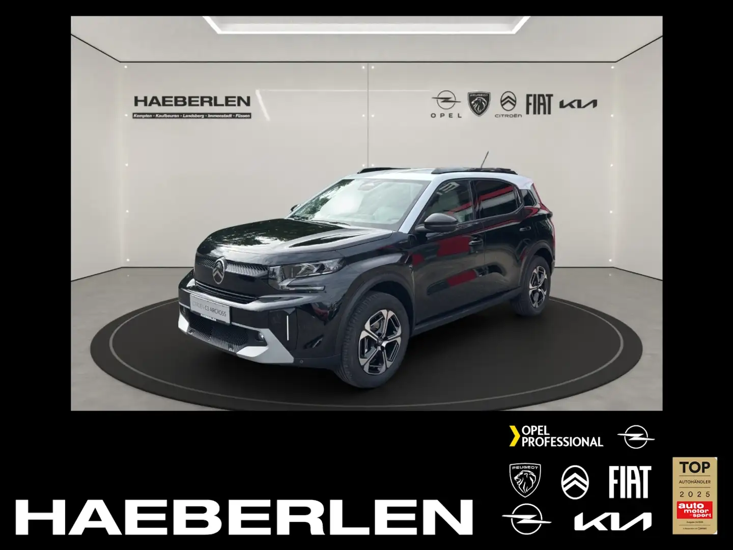 Citroen C3 Aircross 1.2 145 MAX LED+Navi+Fernlichtass. Schwarz - 1