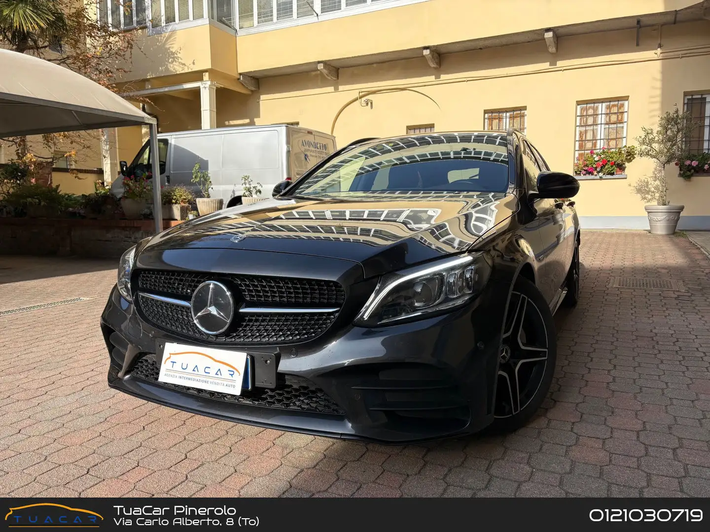 Mercedes-Benz C 220 AMG Line Advance Night C 220 D MHEV Grigio - 1