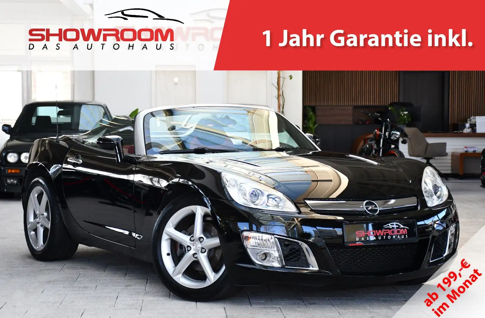 Opel GT TURBO 2.0 Tempomat Leder Klima 2.Hand DE-Fzg Schwarz - 1