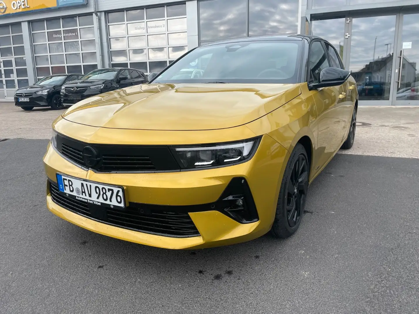 Opel Astra L 5-trg. Alcantara/360° Kamera/Navi/Keyles žuta - 1