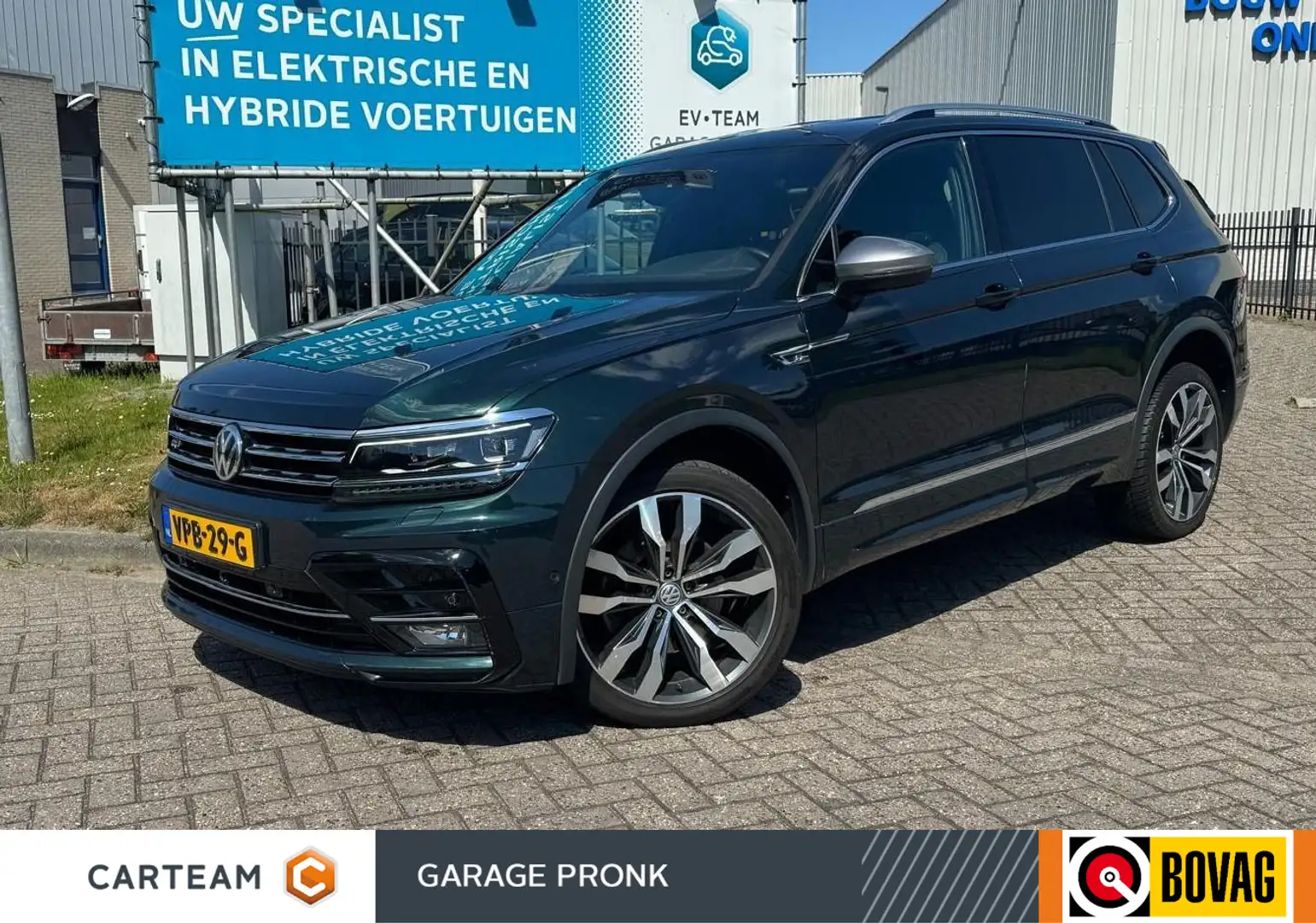 Volkswagen Tiguan Allspace 2.0 TDI 4Motion GRIJSKENTEKEN 360/NAVI/LED/CARPLAY Verde - 1