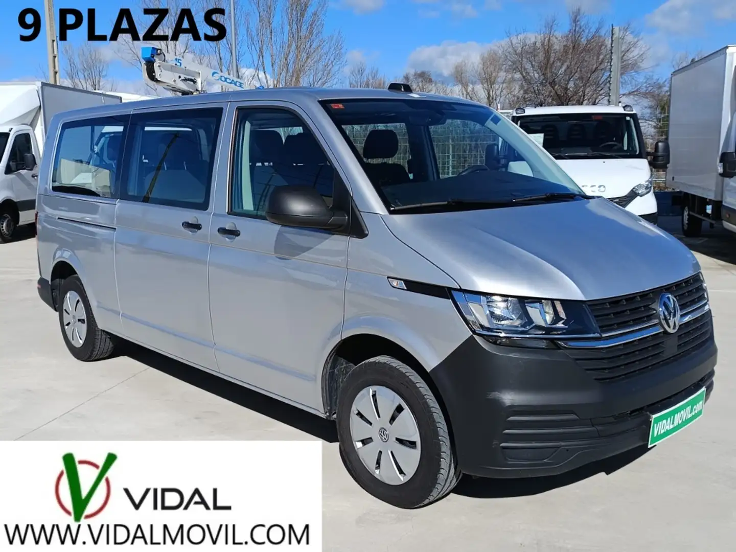 Volkswagen Transporter Kombi 2.0TDI SCR BMT 81kW Gris - 1