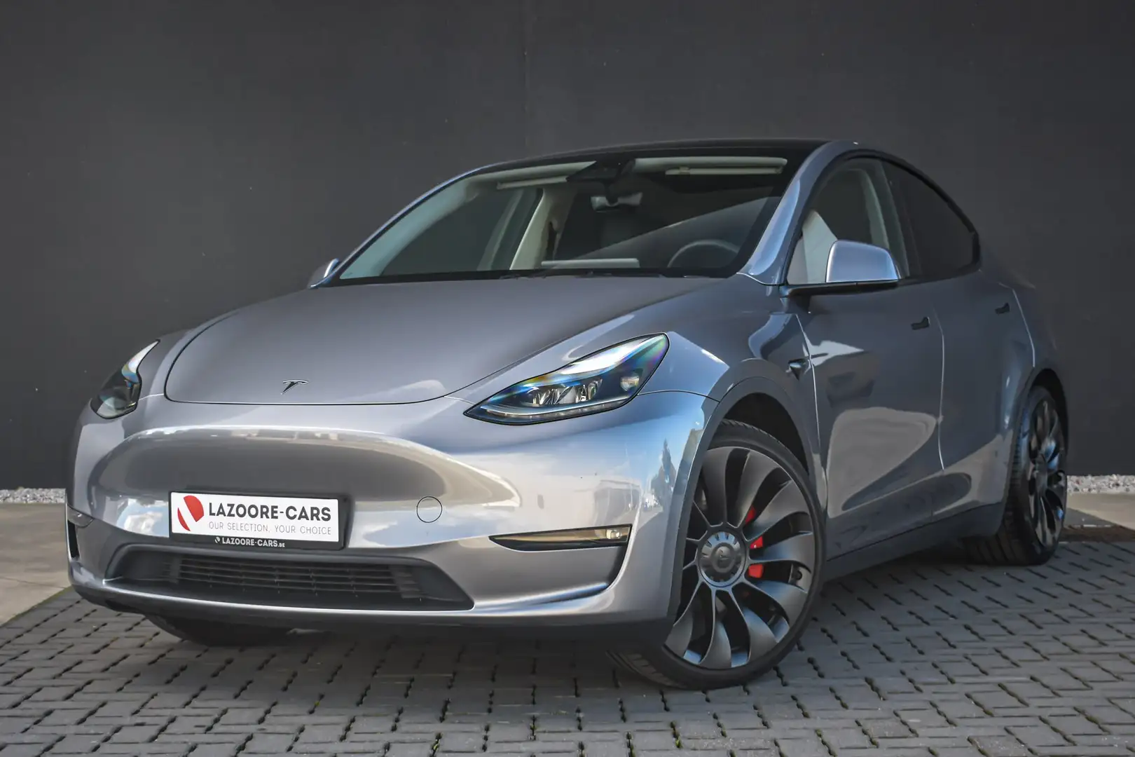 Tesla Model Y Performance Dual Motor AWD Gris - 1