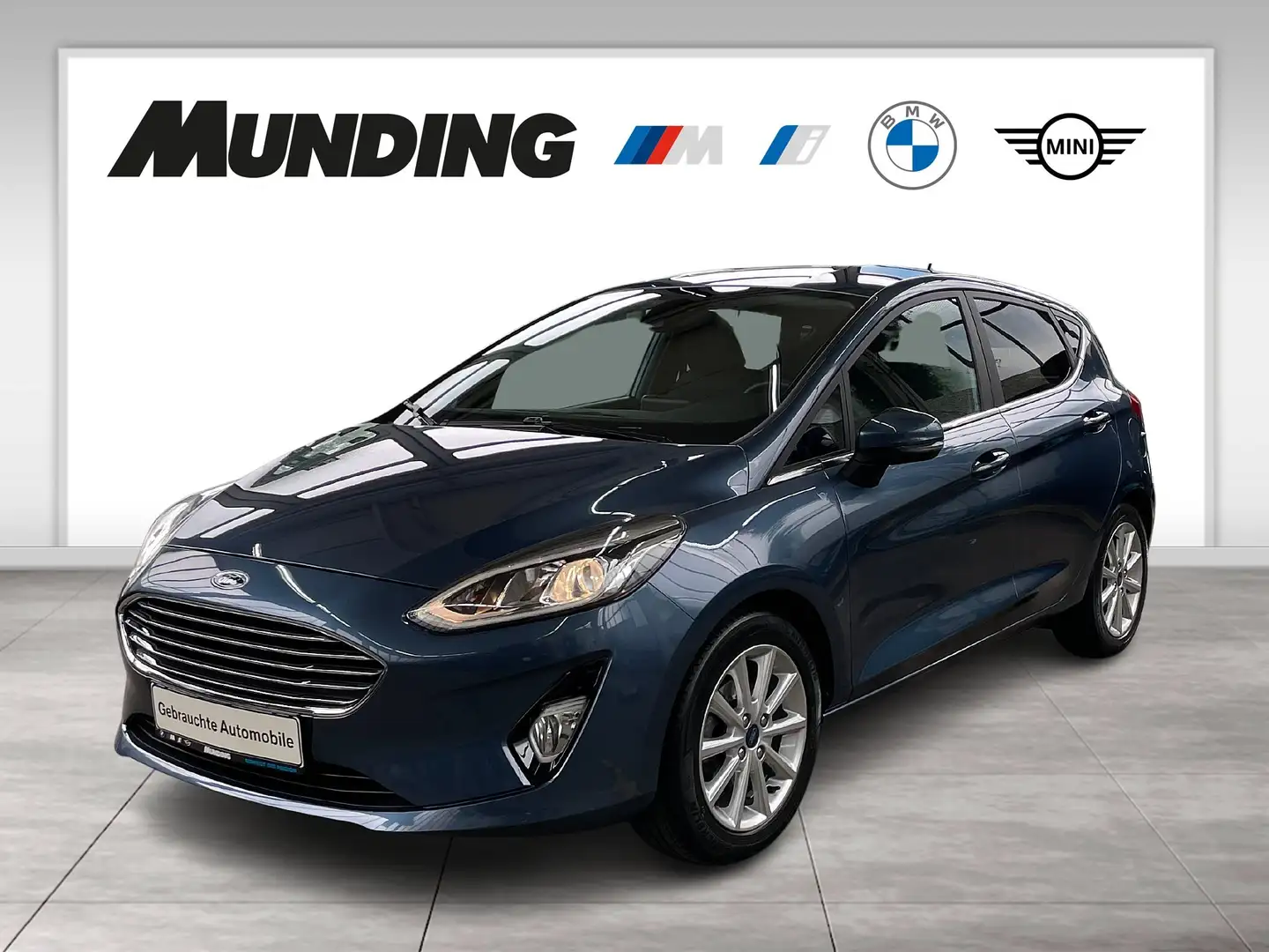 Ford Fiesta 1.0 DAB|Klima|Navi|BT|MFL Blau - 1