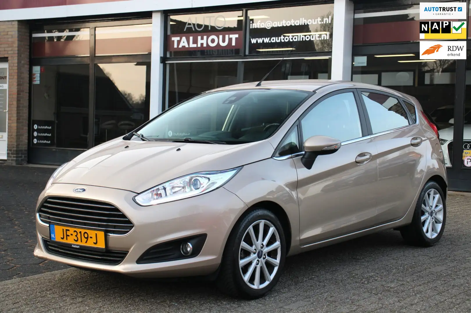 Ford Fiesta 1.0 EcoBoost Titanium | AUTOMAAT, NAVIGATIE, 5 DEU Braun - 1
