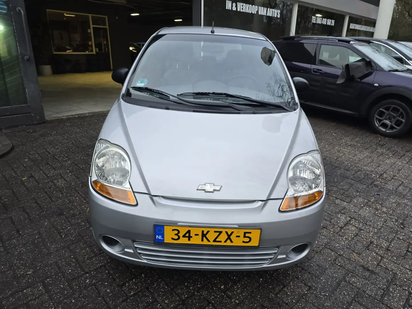 Chevrolet Matiz 0.8 Spirit | 3E EIGENAAR | 12MND GARANTIE | AIRCO Gris - 2