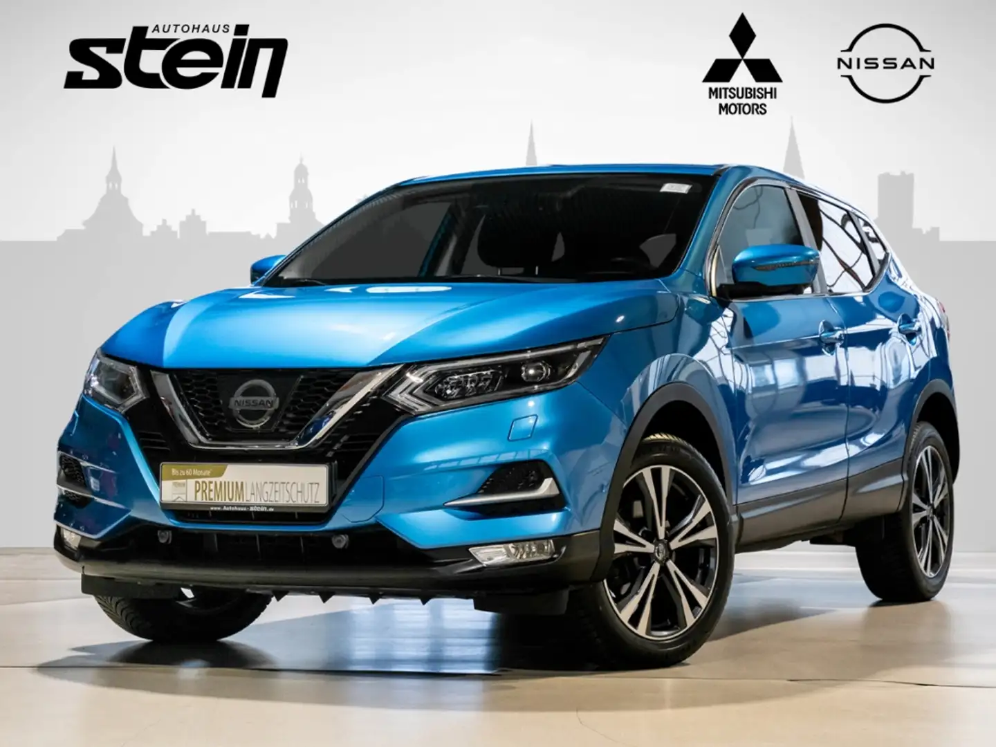 Nissan Qashqai 1.6 DIG-T N-Connecta AHK Navi 360 Kamera Klimaauto Blau - 1