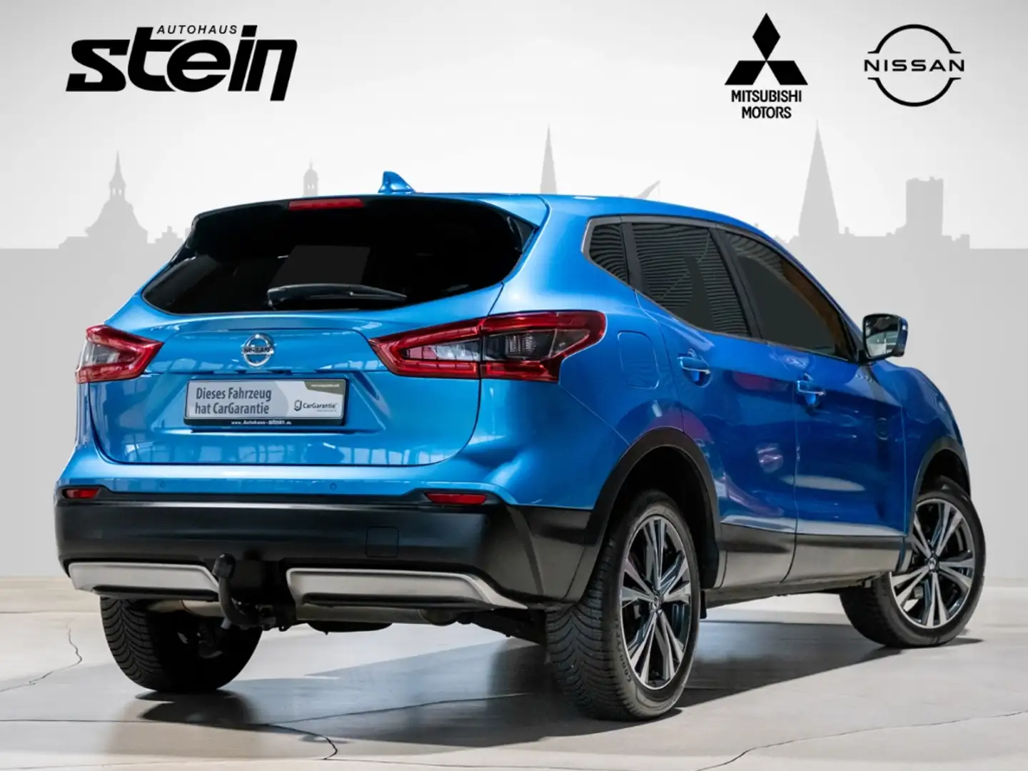 Nissan Qashqai 1.6 DIG-T N-Connecta AHK Navi 360 Kamera Klimaauto Blau - 2
