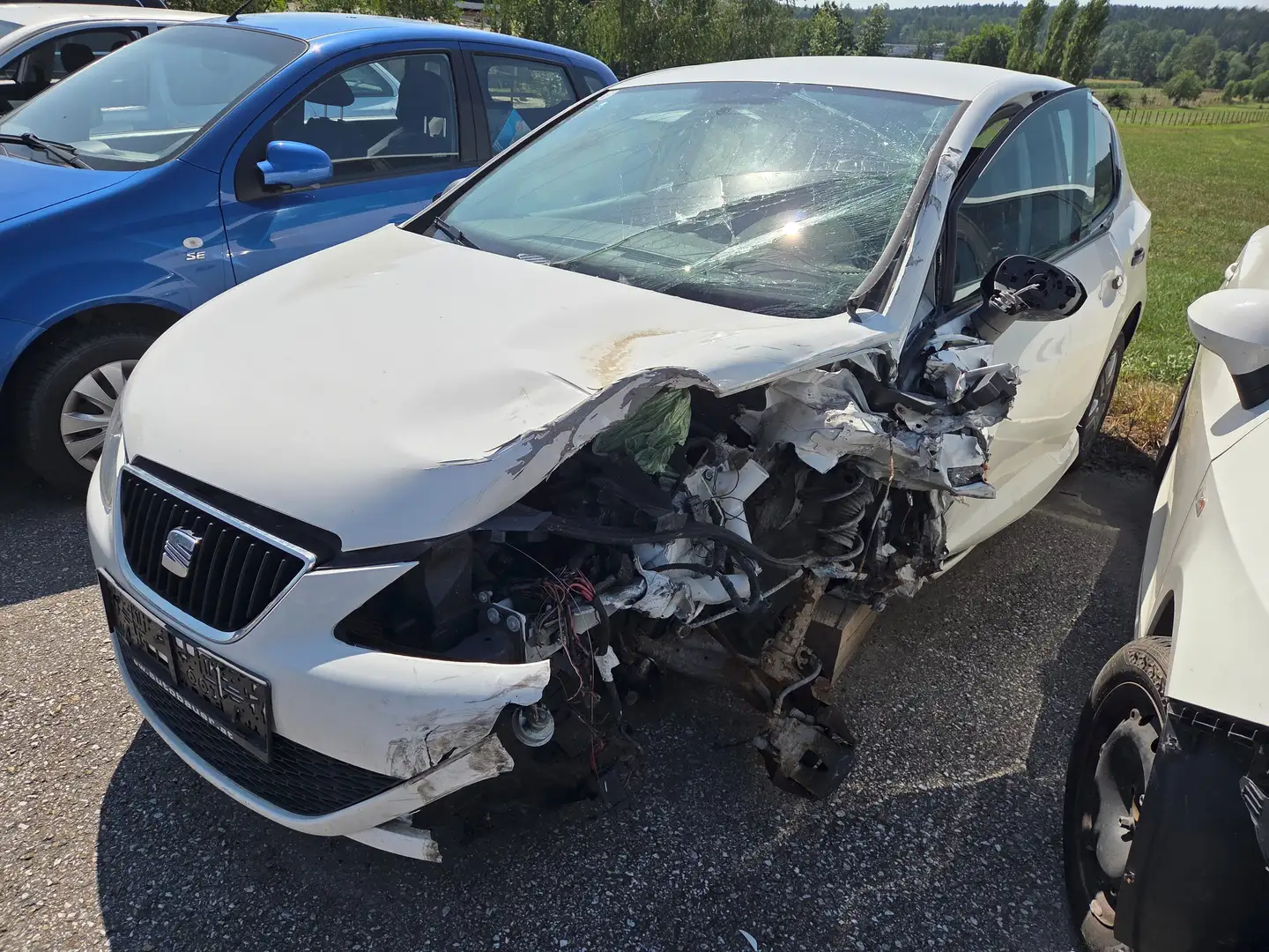 SEAT Ibiza Ibiza Reference 1,4 *UNFALLFAHRZEUG* Weiß - 2