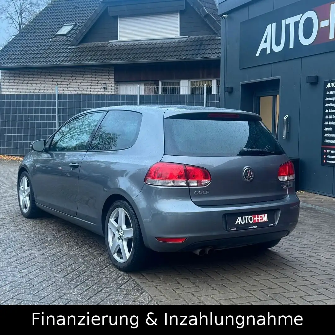 Volkswagen Golf VI 6 Gang Klimaautomatik Tüv Neu Gris - 2