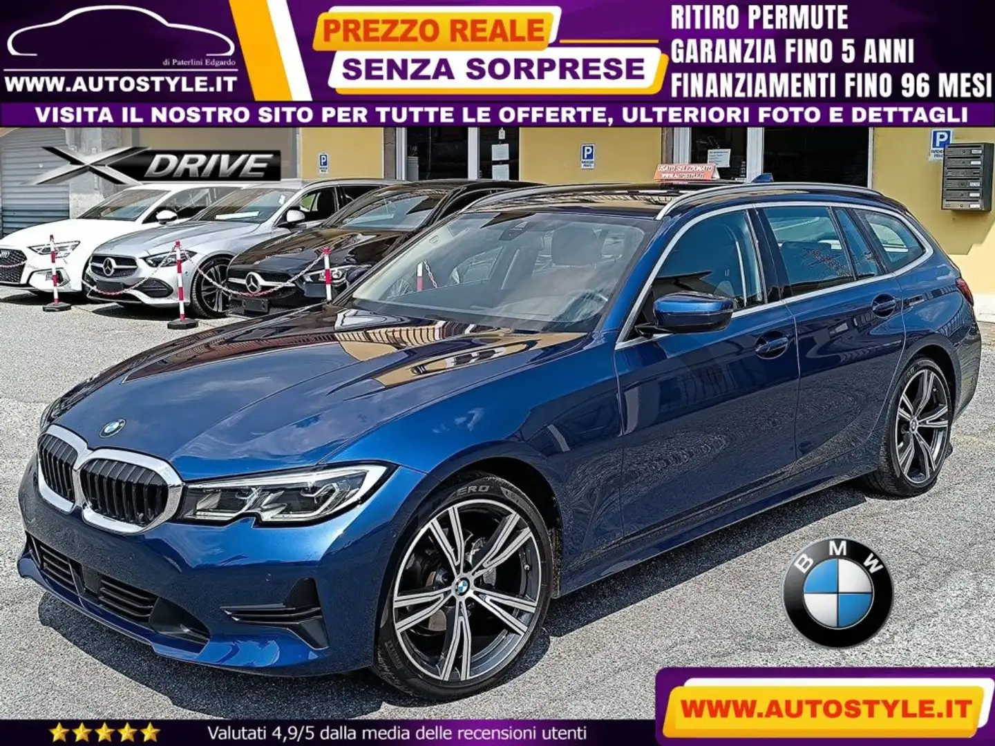 BMW 320 d 48V xDrive Touring STEPTRONIC/AUTOMATICA 4x4 Blue - 1