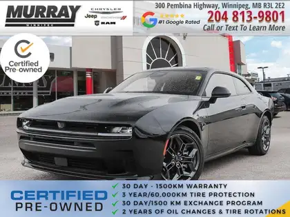 Black 2026 Dodge Charger Daytona Sedan All-Wheel Drive 8-Speed Automatic