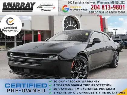 Black 2026 Dodge Charger Daytona Sedan All-Wheel Drive 8-Speed Automatic