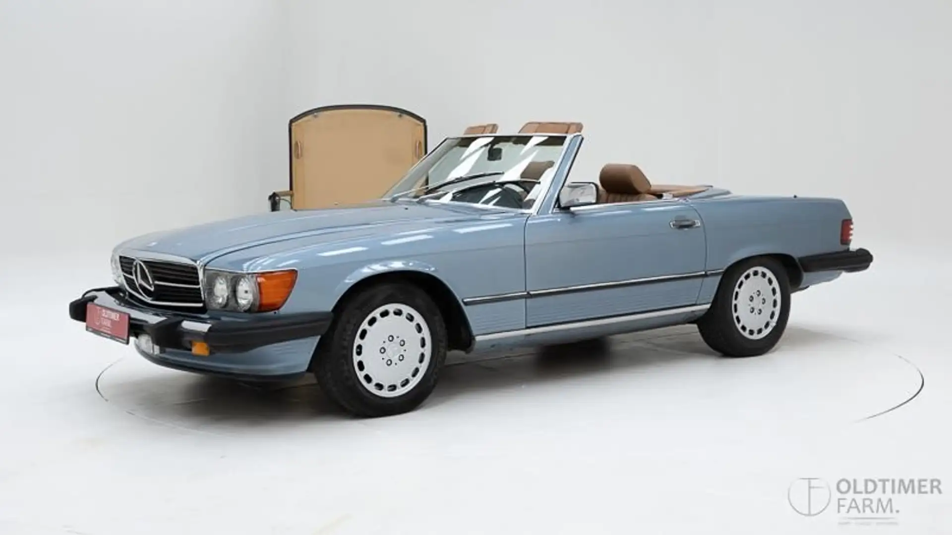 Mercedes-Benz SL 560 '86 CH0255 Albastru - 1