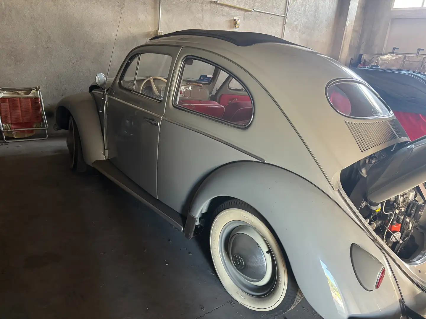 Volkswagen Maggiolino lunotto ovale Czerwony - 1