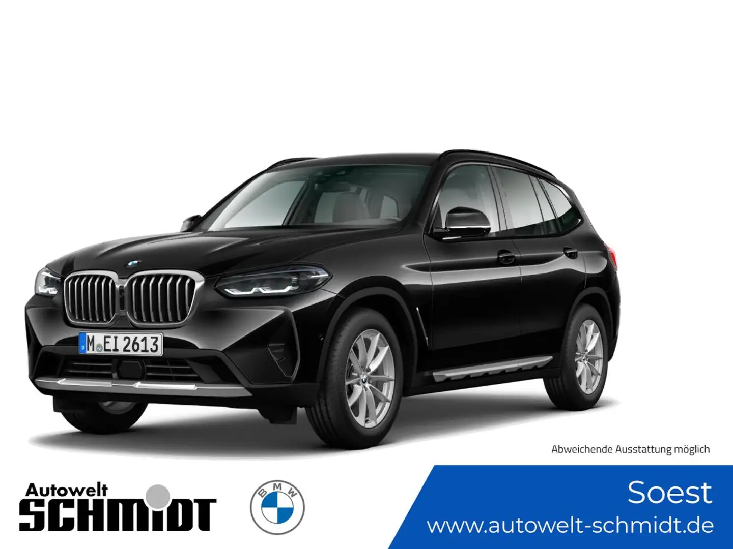 BMW X3 xDrive20d + 2Jahre-BPS.-GARANTIE Schwarz - 1