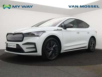 Enyaq Coupe iV vRS 82kWh 299PK 4x4 *AUTOMAAT*SPORTZETELS*LEDER*PANODAK*CAMERA*PDC*CRUISE*KEYLESS*...9