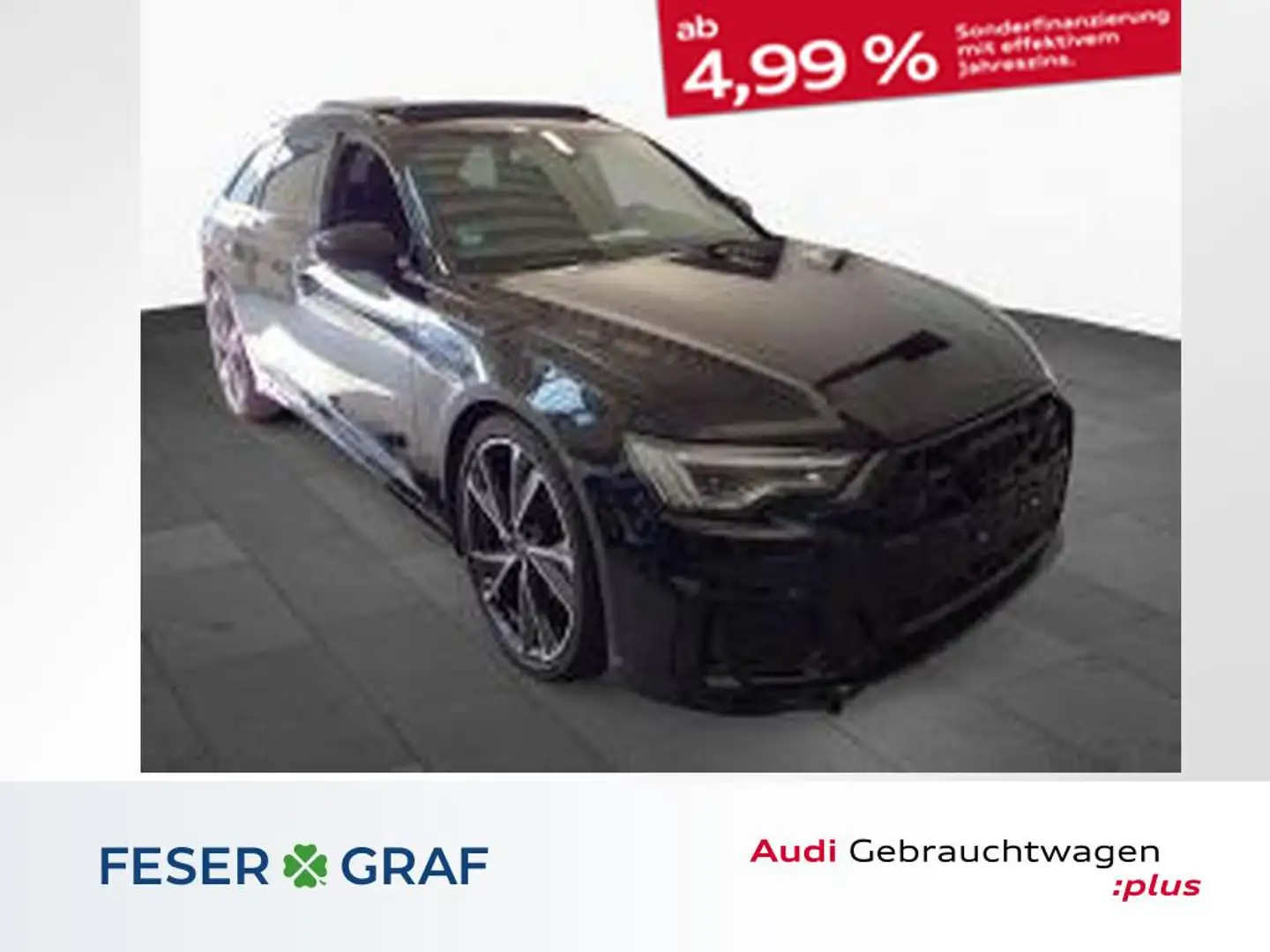 Audi A6 Avant Design 40 TDI quattro S line S tronic Pano/A Schwarz - 1